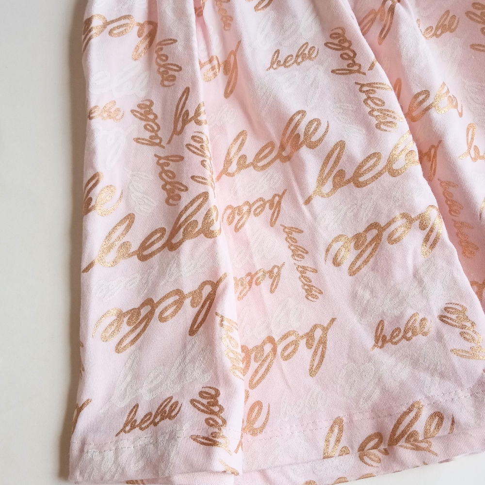 Bebe girls dress pink & Gold 4T - Picture 3 of 5
